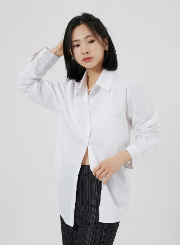 Basic Button Shirt OF315 sold by Lewkin