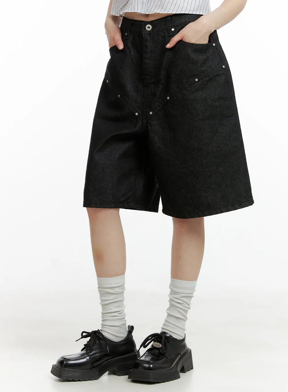 Studded Baggy Jorts CL401 sold by Lewkin