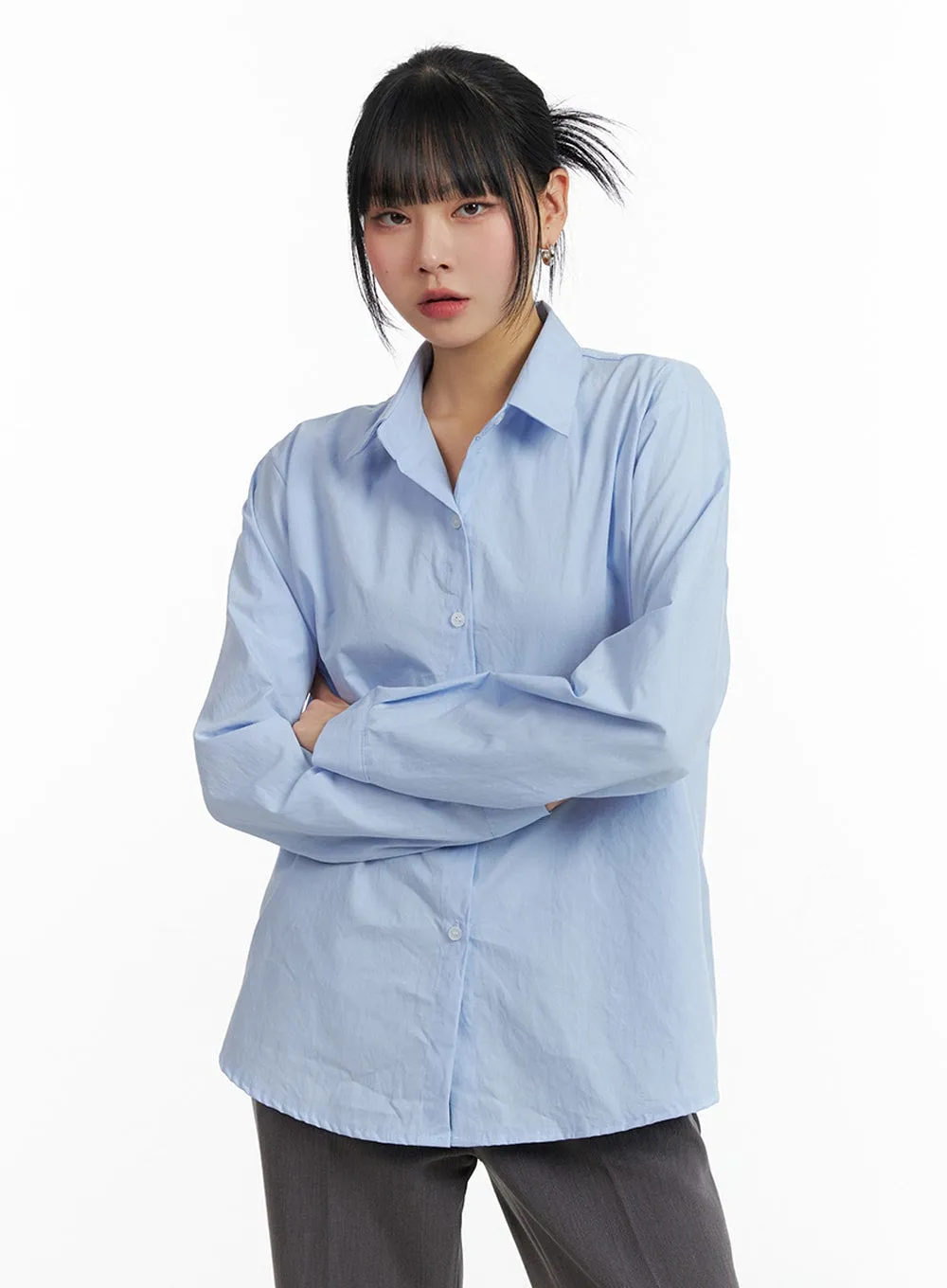 Long Sleeve Tailored Shirt IF402 sold by Lewkin product image thumbnail 4