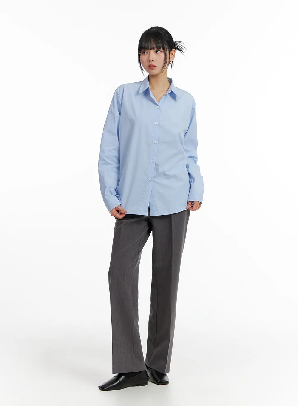 Long Sleeve Tailored Shirt IF402 sold by Lewkin product image thumbnail 5