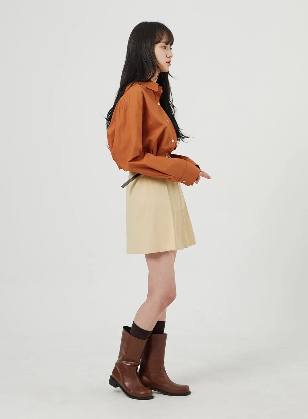 Oversized Color Shirt OF324 sold by Lewkin product image thumbnail 2