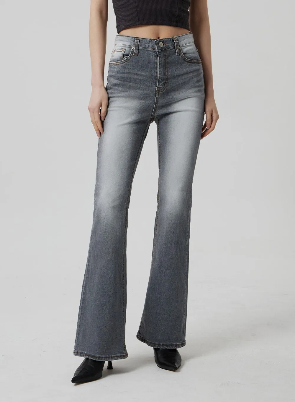 Slim Fit Bootcut Jeans CF307 sold by Lewkin product image thumbnail 2