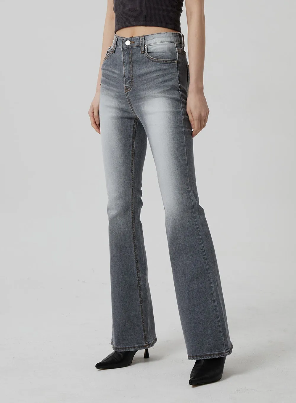 Slim Fit Bootcut Jeans CF307 sold by Lewkin product image thumbnail 5
