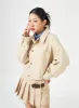 Button Cropped Jacket CM321 sold by Lewkin