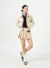 Button Cropped Jacket CM321 sold by Lewkin