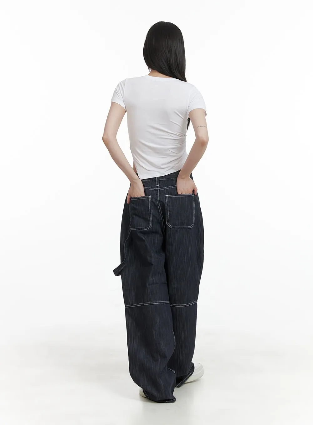 Side Cut Crop Top CY414 sold by Lewkin product image thumbnail 5