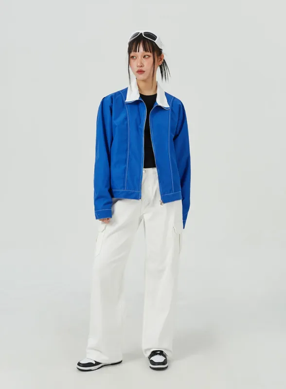 Wide Leg Cargo Pants CM313 sold by Lewkin