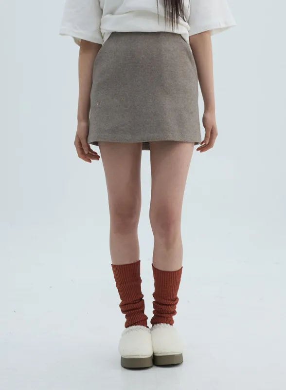 Basic Mini Skirt ON314 sold by Lewkin