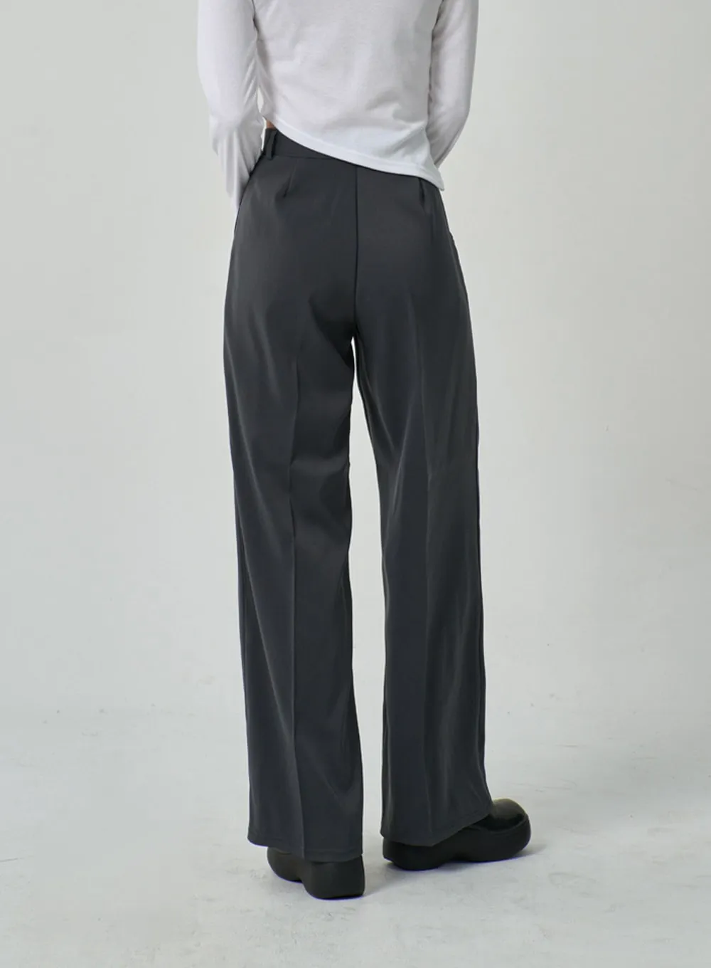 Wide Leg Tailored Pants IF315 sold by Lewkin product image thumbnail 3
