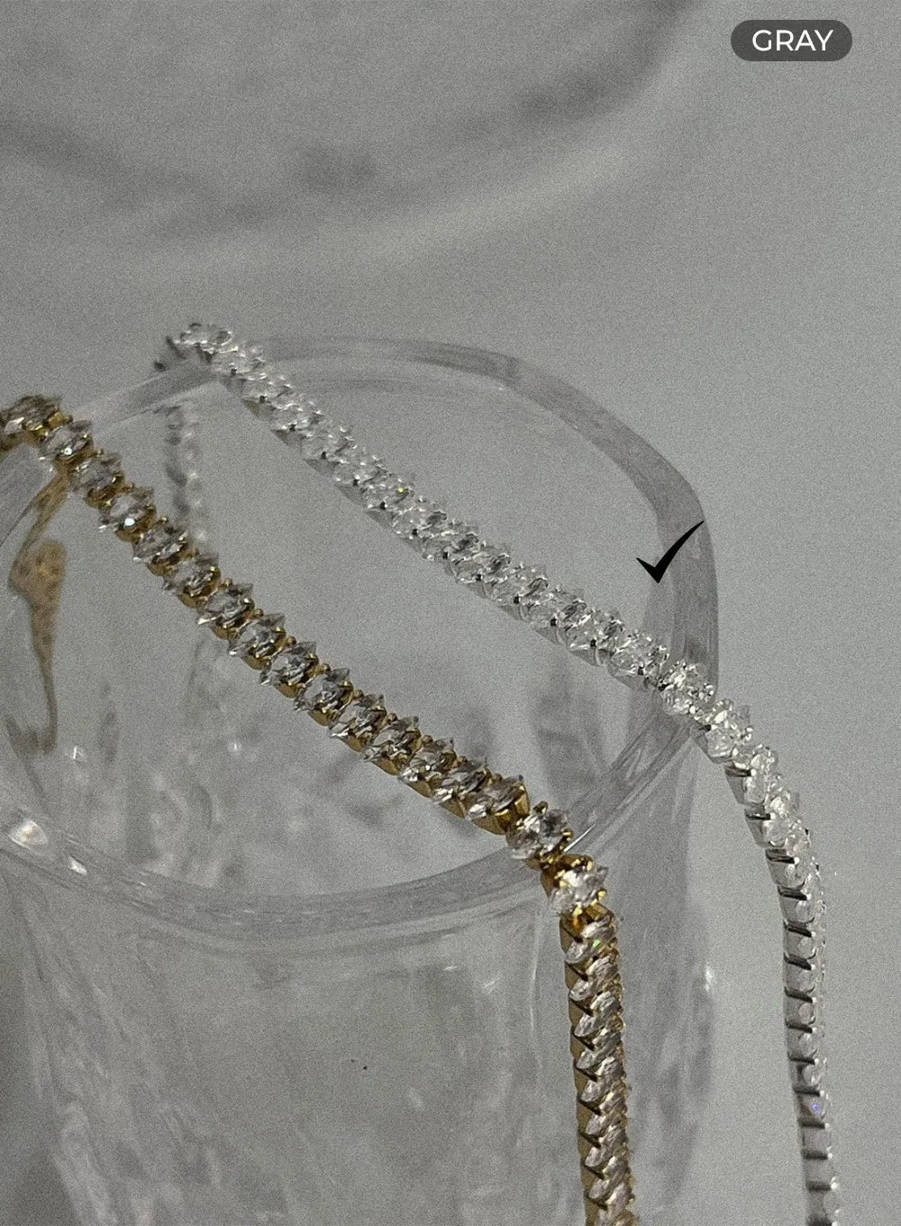 All Square Cubic Bracelet IL411 sold by Lewkin product image thumbnail 4