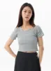 Layered Cropped Tee OU319 sold by Lewkin
