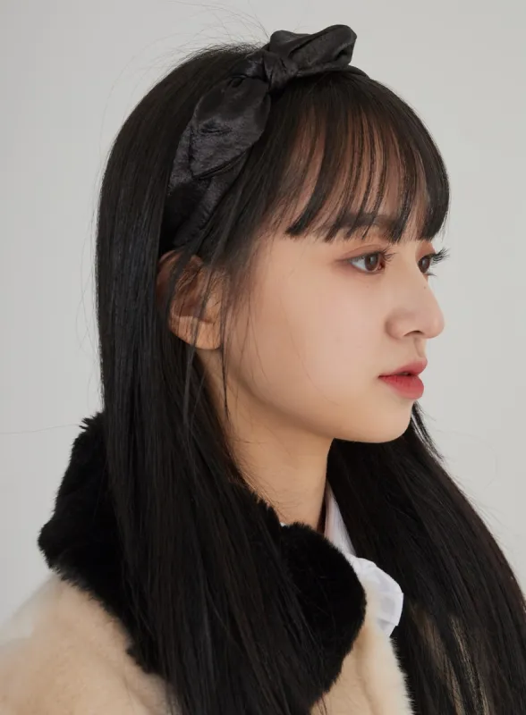 Satin Ribbon Headband BD29 sold by Lewkin
