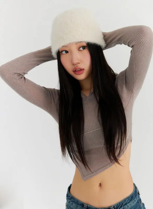 Textured Beanie IN317 sold by Lewkin