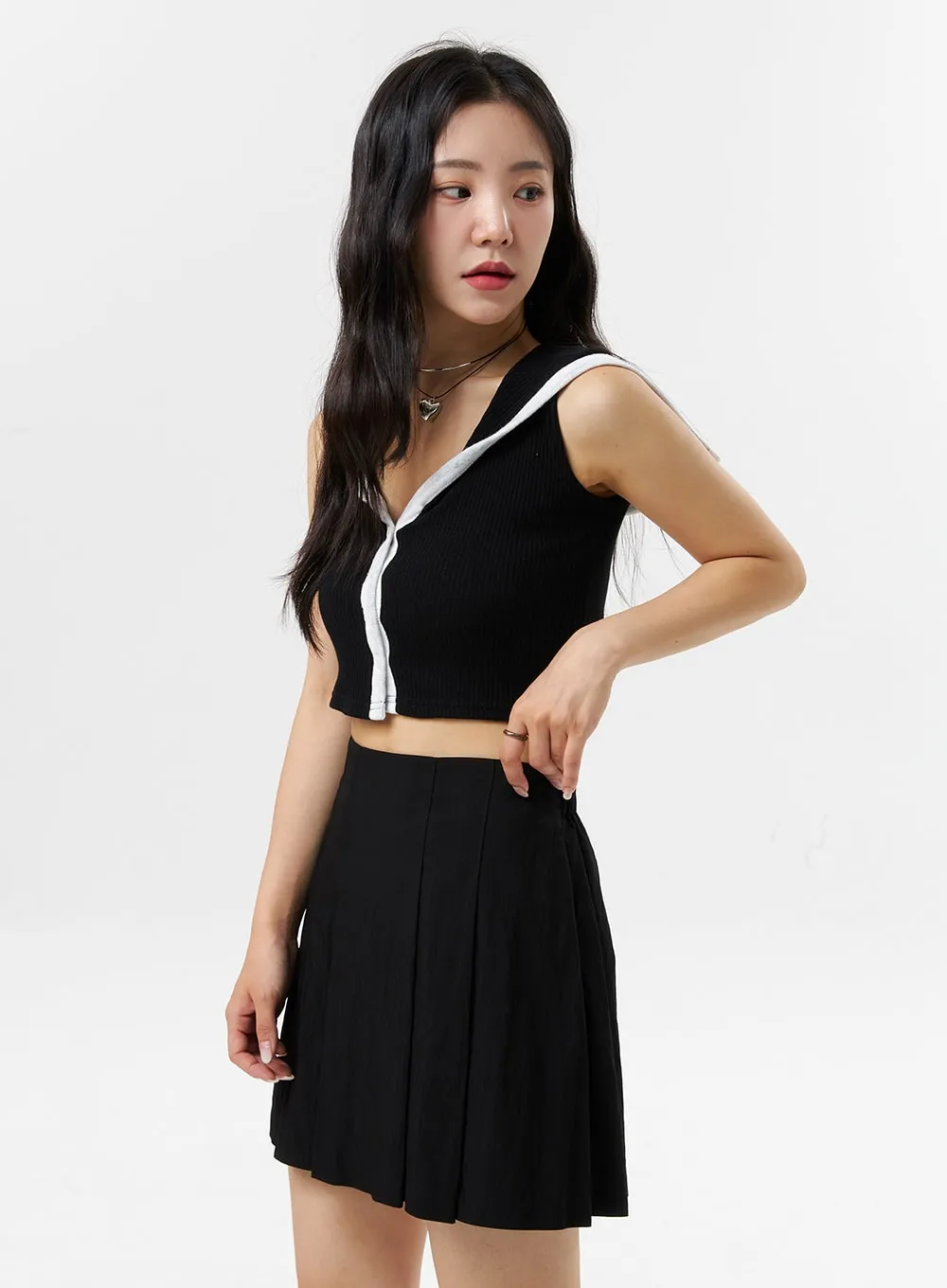 Sailor Collar Knit Top OL318 sold by Lewkin product image thumbnail 5