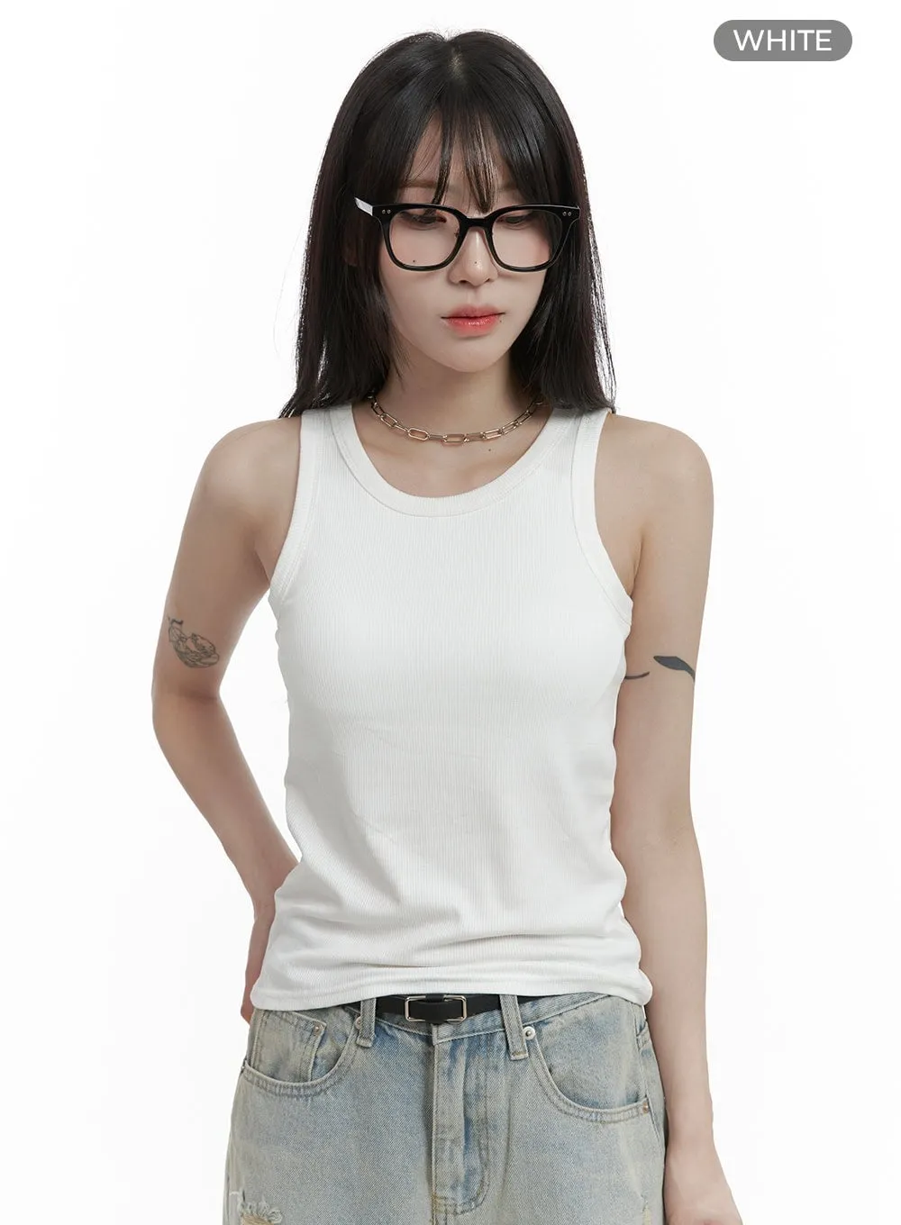 Basic Tank Top CA426 sold by Lewkin product image thumbnail 4