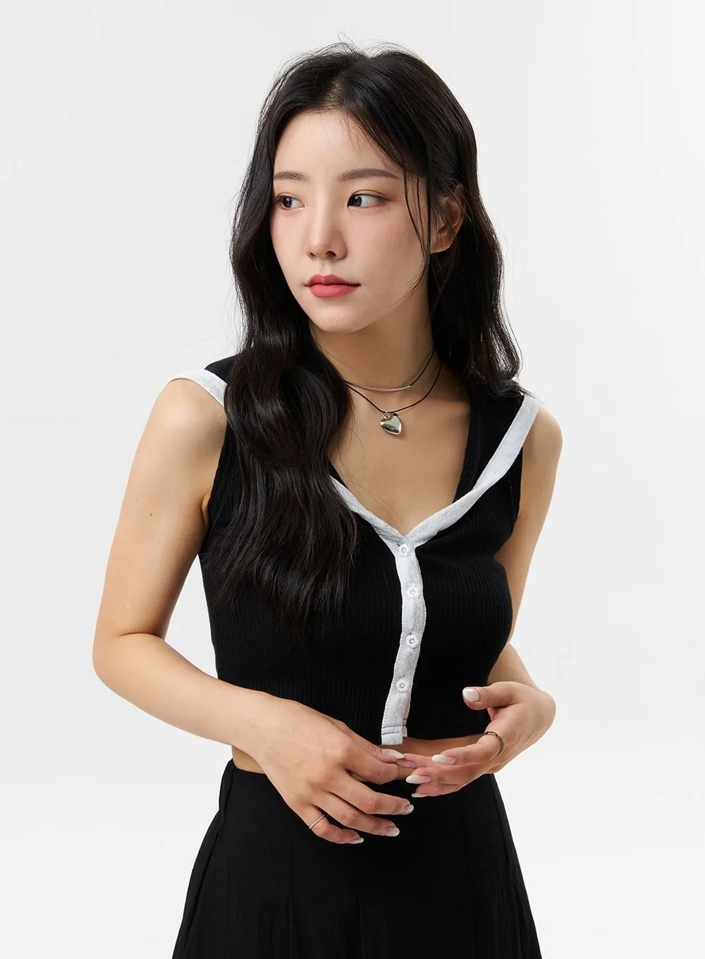 Sailor Collar Knit Top OL318 sold by Lewkin