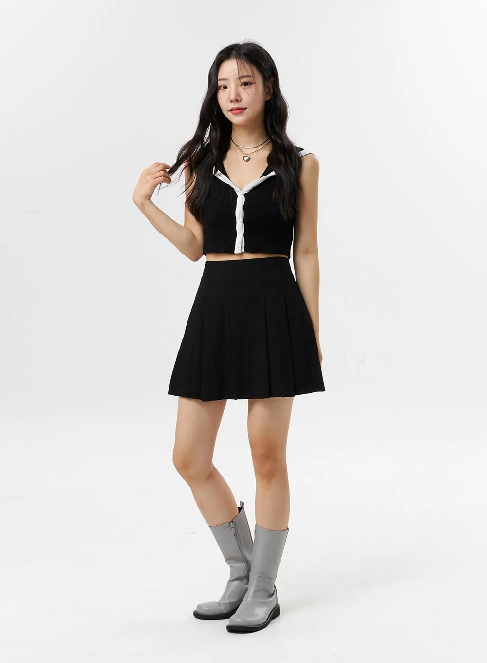 Sailor Collar Knit Top OL318 sold by Lewkin product image thumbnail 3