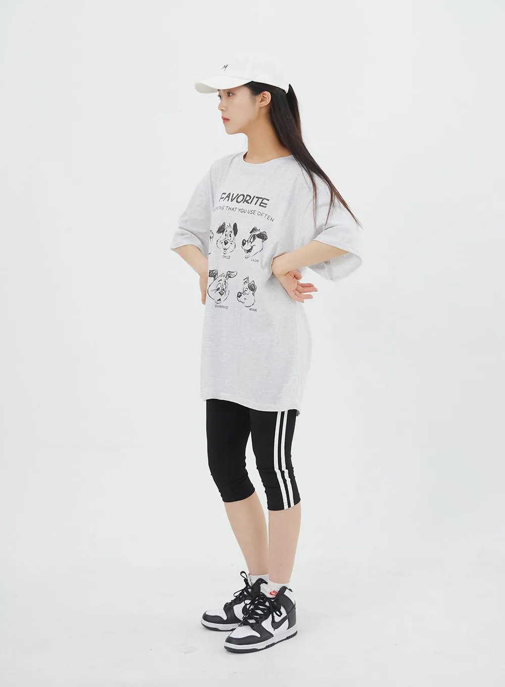 Oversized Cartoon Tee IY325 sold by Lewkin product image thumbnail 2