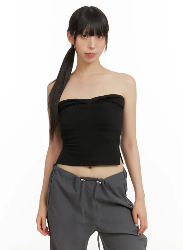 Shirred Tube Top CU424 sold by Lewkin