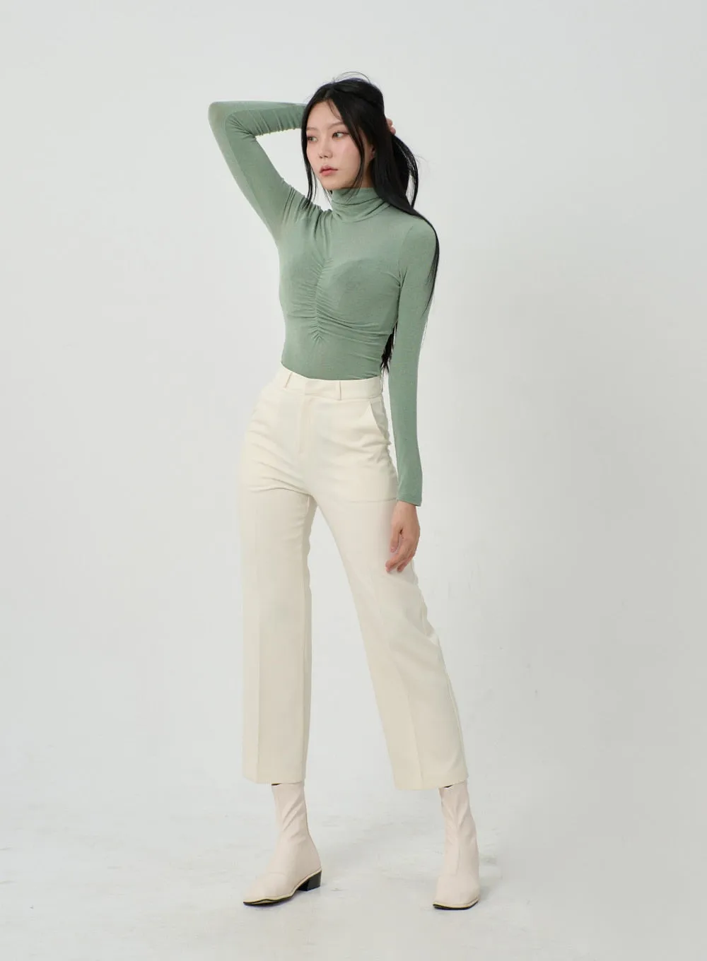 Straight Leg Ankle Tailored Pants ID22 sold by Lewkin product image thumbnail 5