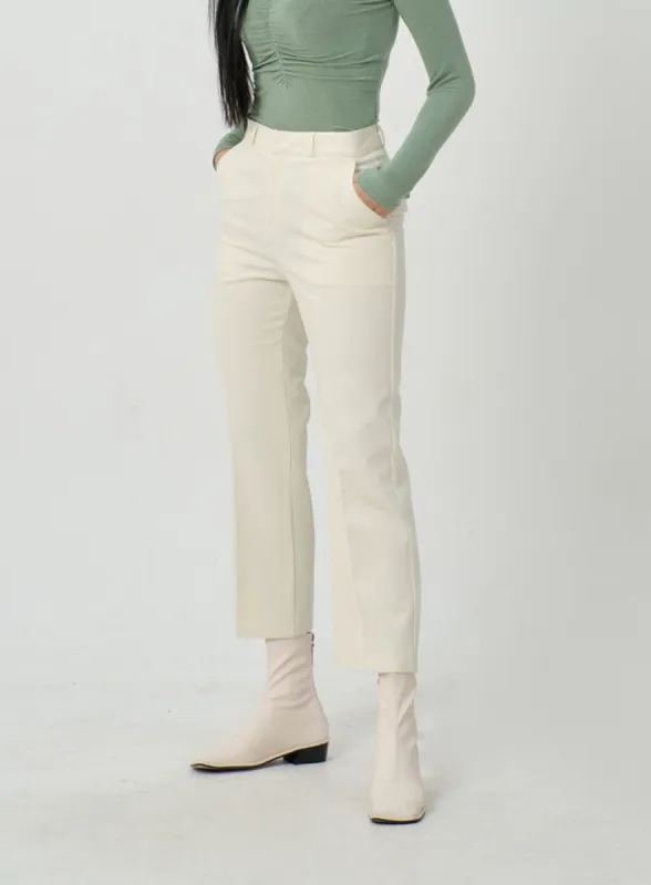 Straight Leg Ankle Tailored Pants ID22 sold by Lewkin