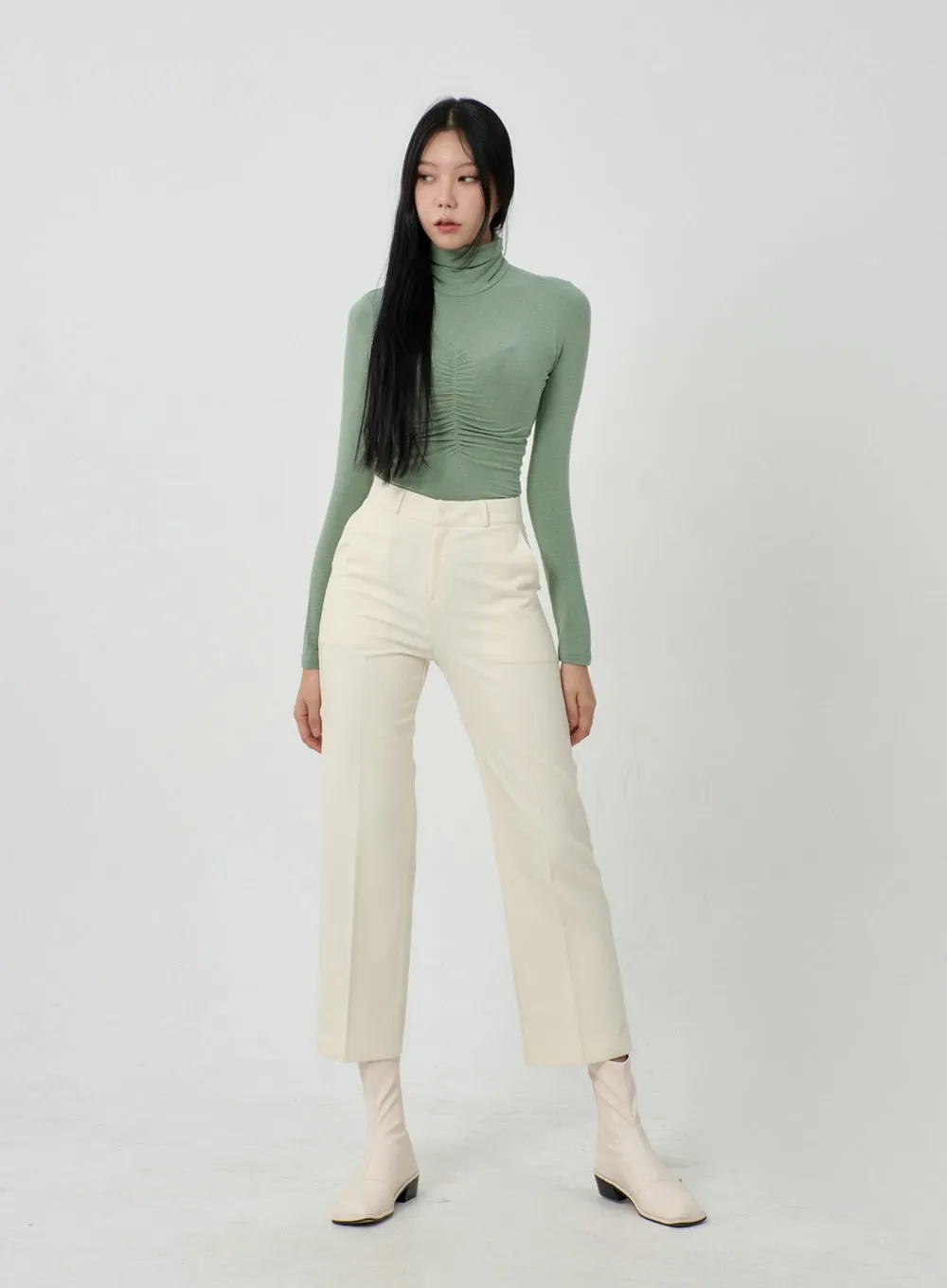 Straight Leg Ankle Tailored Pants ID22 sold by Lewkin product image thumbnail 4