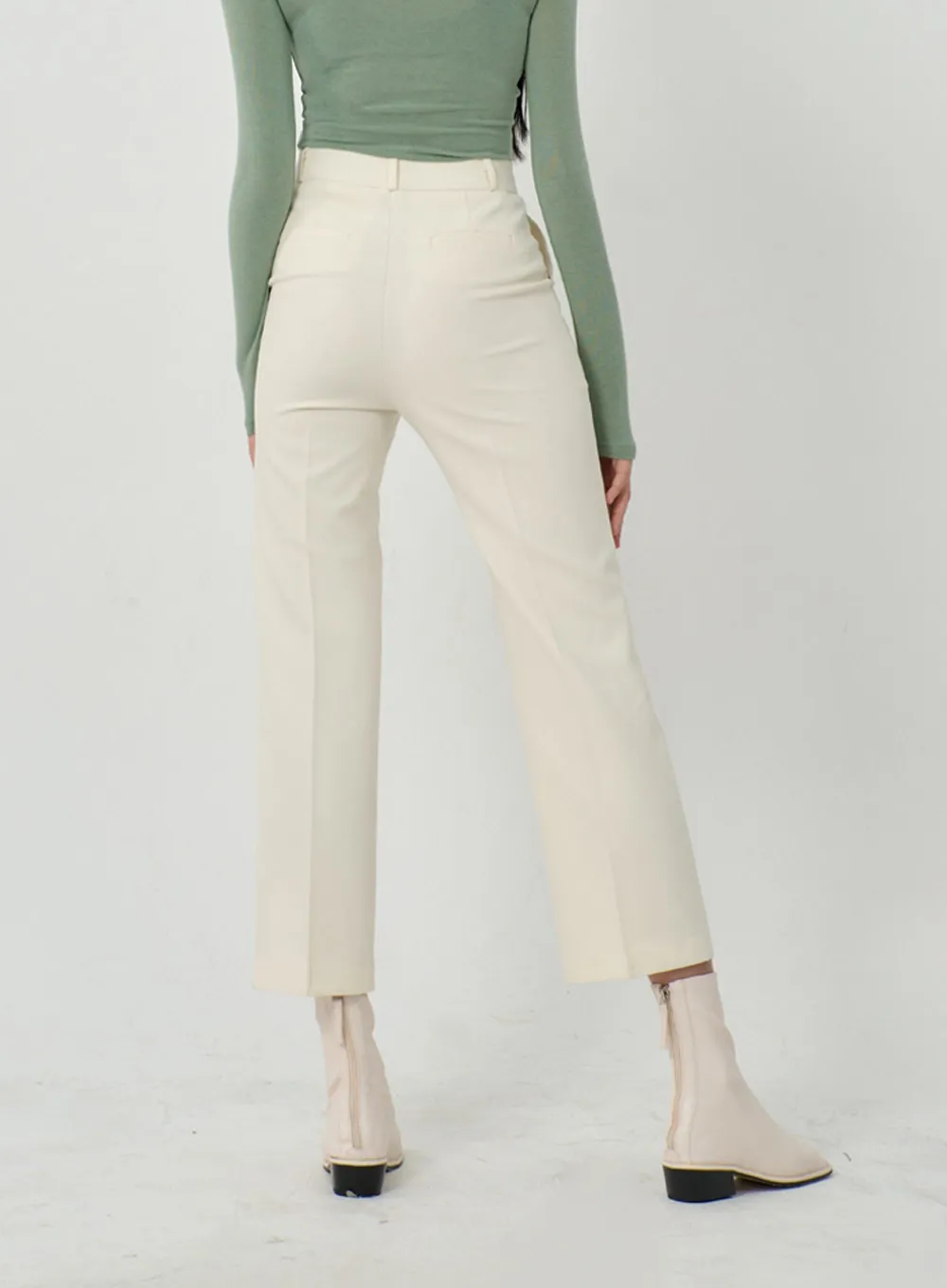 Straight Leg Ankle Tailored Pants ID22 sold by Lewkin product image thumbnail 3