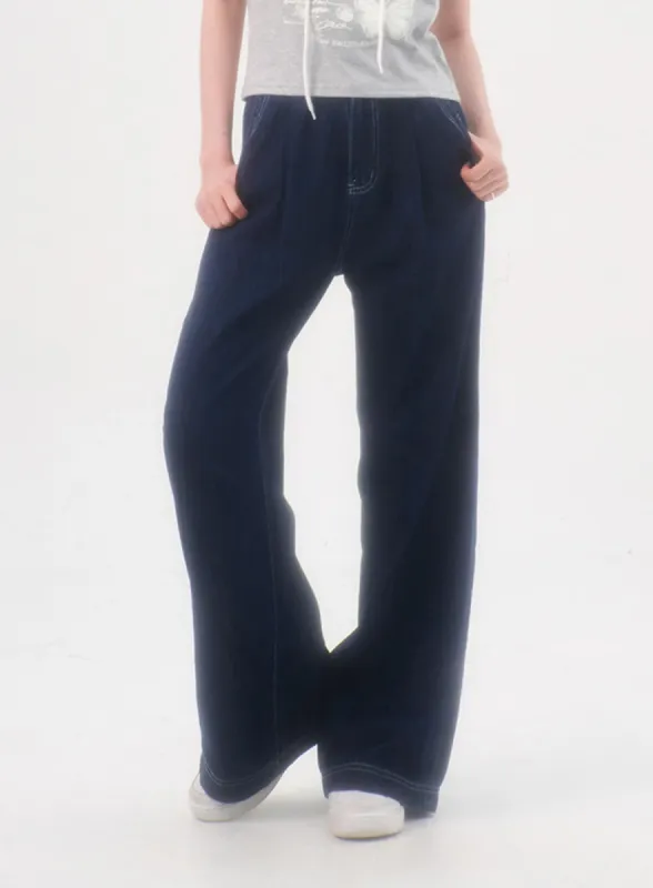 Wide Leg Jeans IL307 sold by Lewkin