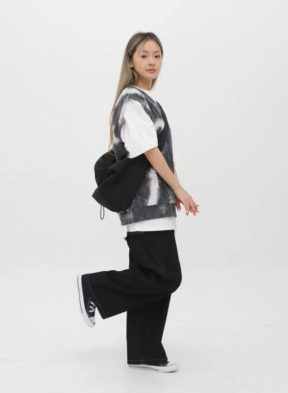 Tie Dye Relaxed Fit Vest C2001 sold by Lewkin