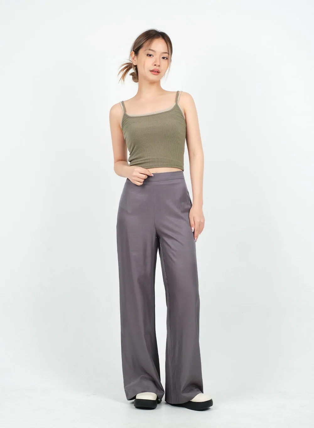 Ribbed Crop Cami Top CA28 sold by Lewkin