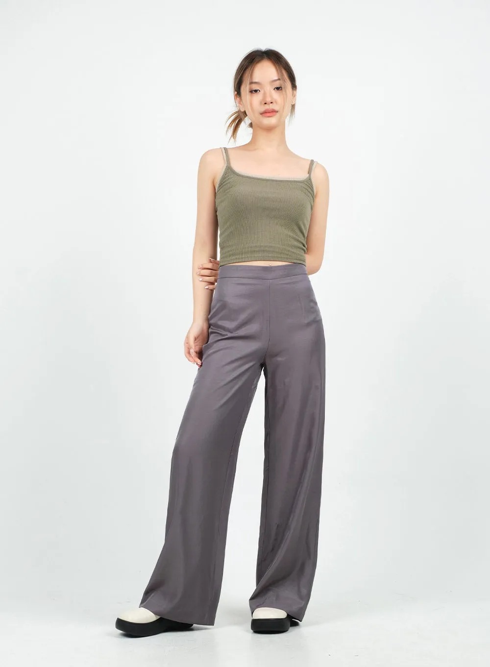 Ribbed Crop Cami Top CA28 sold by Lewkin product image thumbnail 3