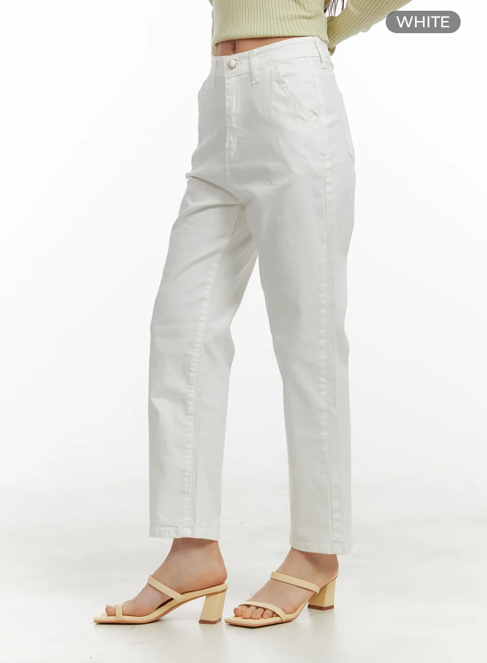 Cropped Straight Fit Pants OA415 sold by Lewkin product image thumbnail 5