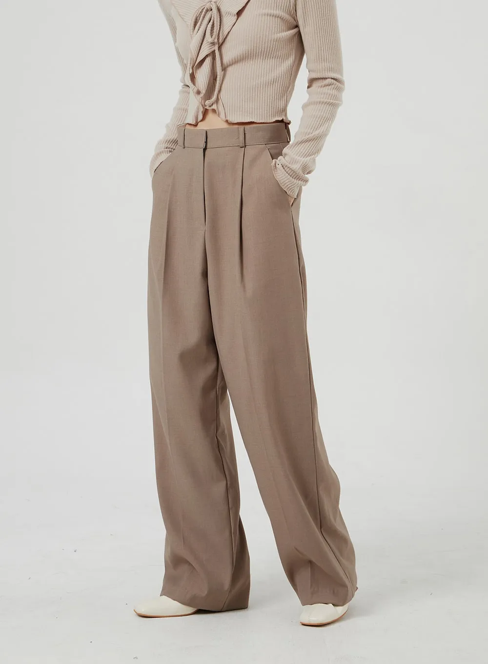 Oversized Tailored Pants OF314 sold by Lewkin product image thumbnail 3