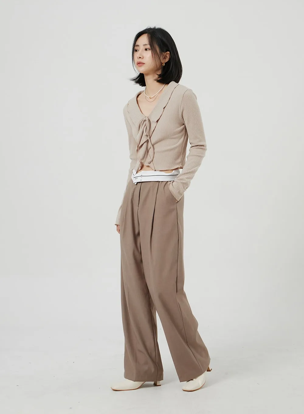 Oversized Tailored Pants OF314 sold by Lewkin product image thumbnail 2