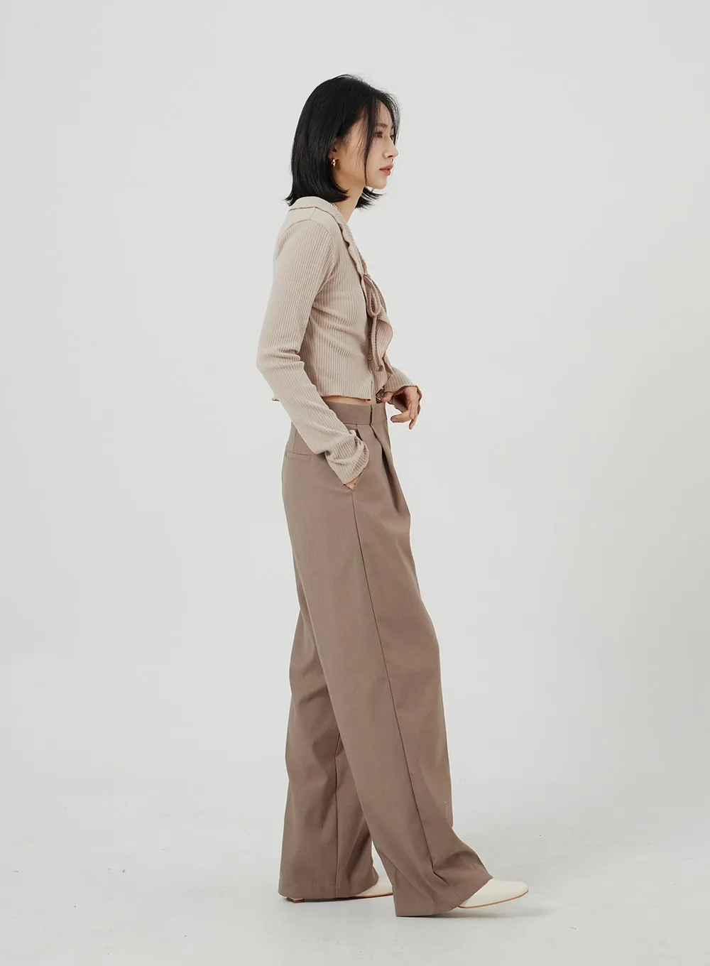 Oversized Tailored Pants OF314 sold by Lewkin product image thumbnail 5