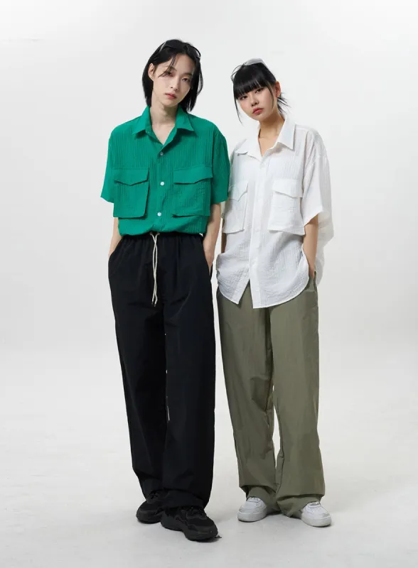 Nylon Track Pants Unisex CY318 sold by Lewkin