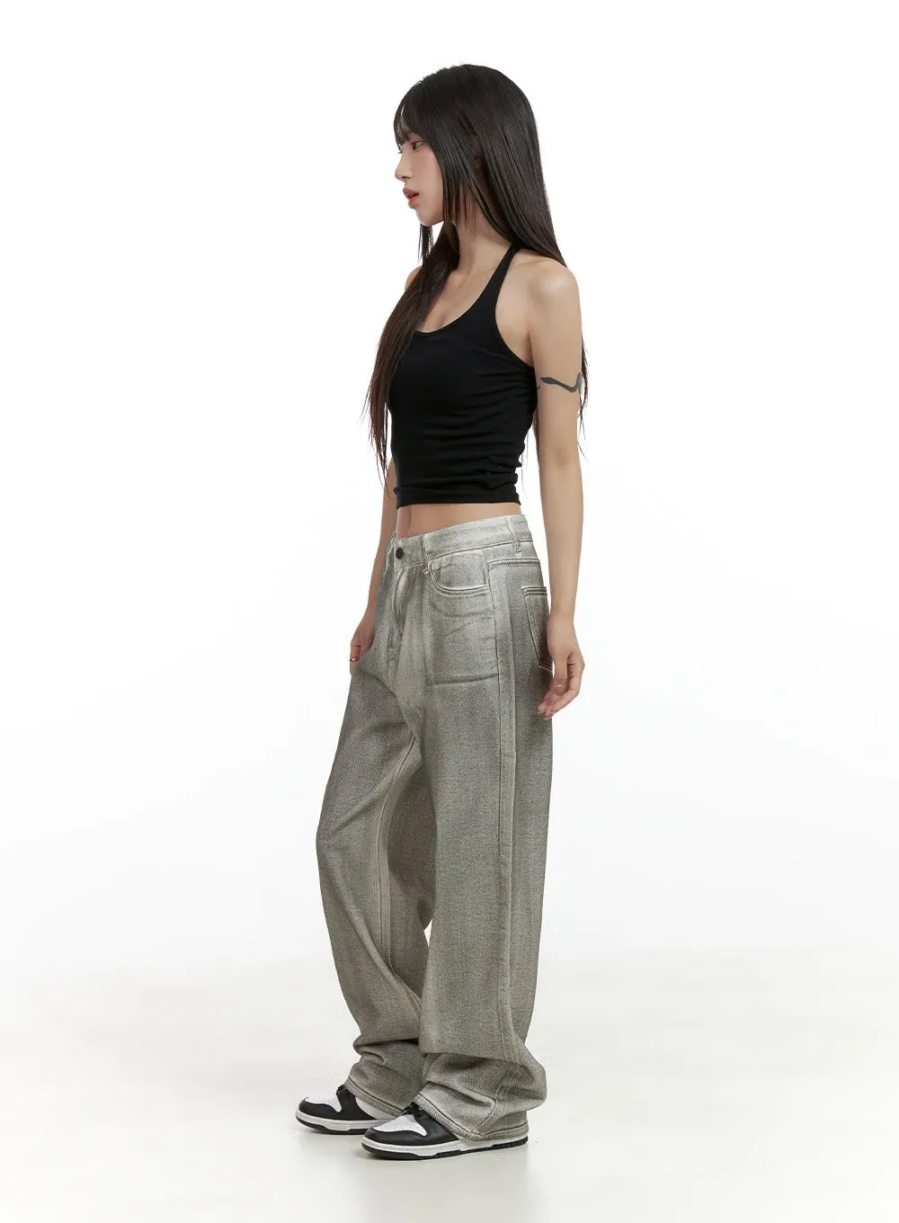 Solid Halter Neck Crop Top CL424 sold by Lewkin product image thumbnail 3