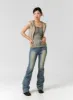 Mid-Rise Bootcut Jeans CG301 sold by Lewkin