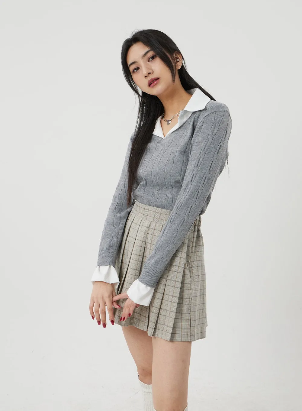 Heart Chain Necklace BJ320 sold by Lewkin product image thumbnail 5