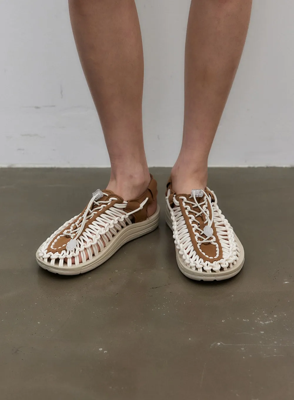 Drawstring Strap Sandals IY325 sold by Lewkin