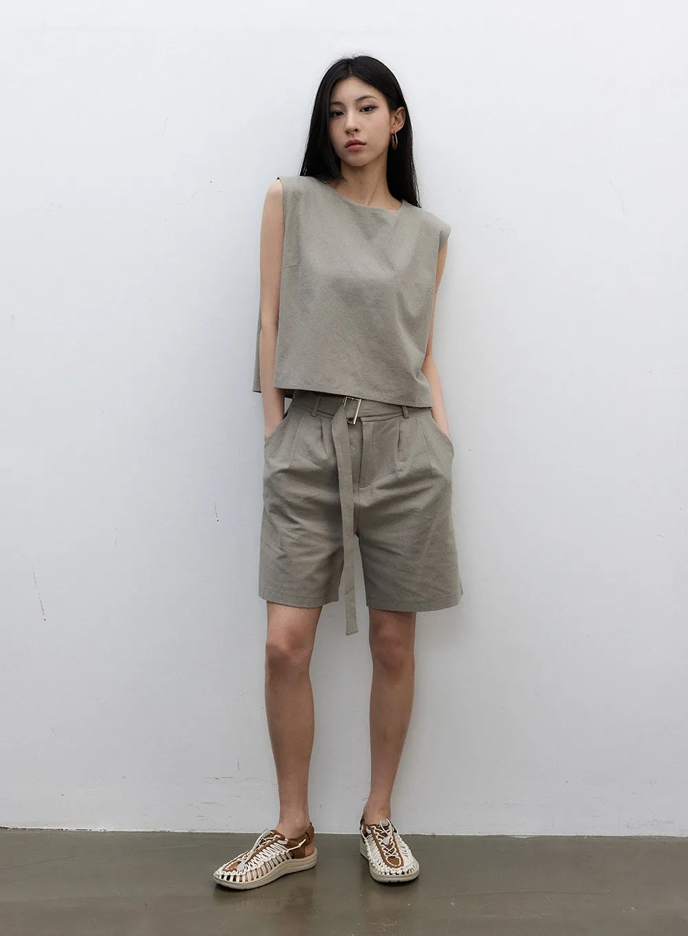 Drawstring Strap Sandals IY325 sold by Lewkin product image thumbnail 2