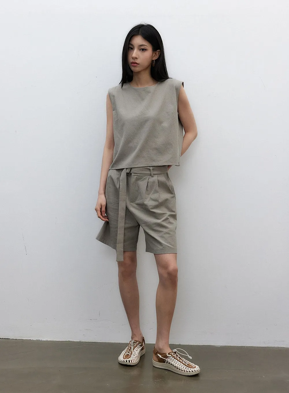 Drawstring Strap Sandals IY325 sold by Lewkin product image thumbnail 3