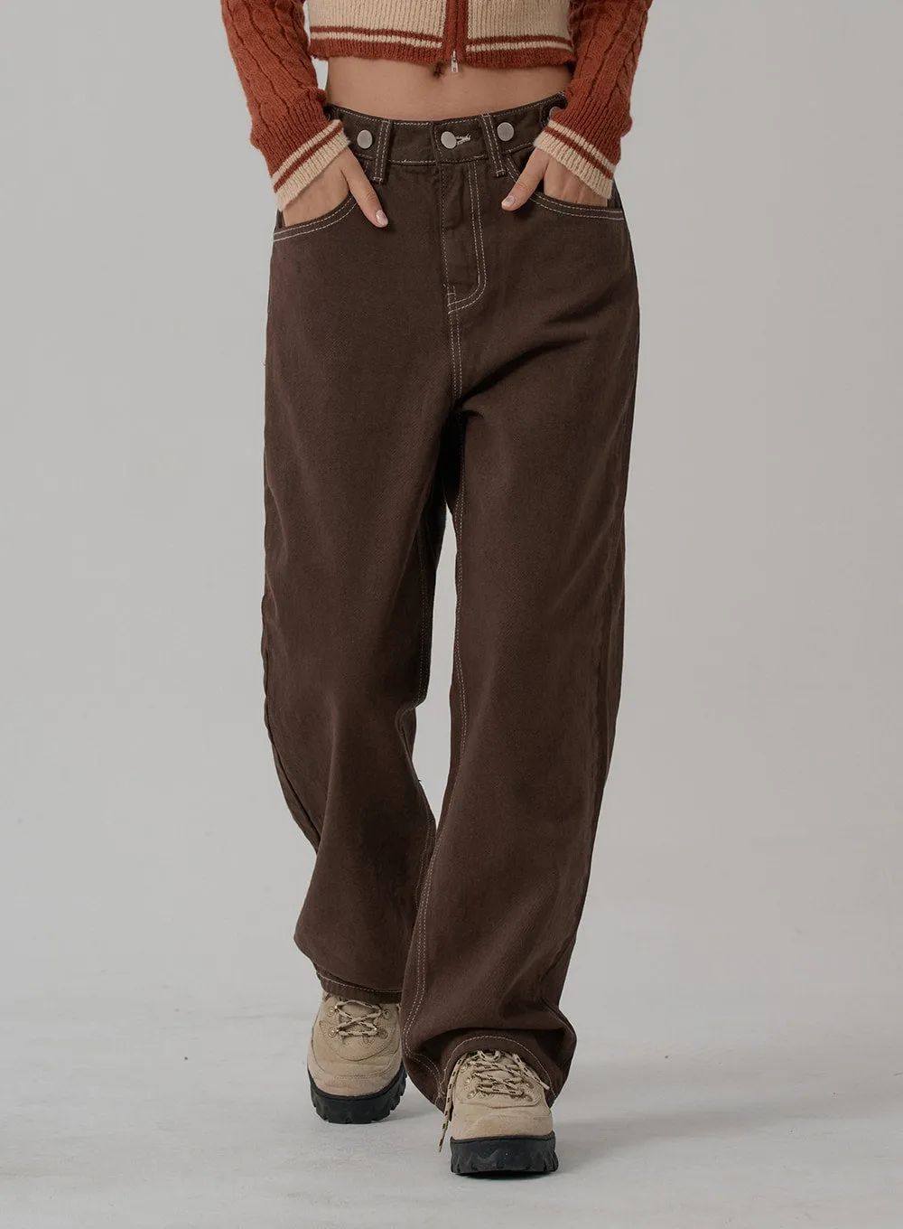 Wide Cotton Pants CN03 sold by Lewkin product image thumbnail 5