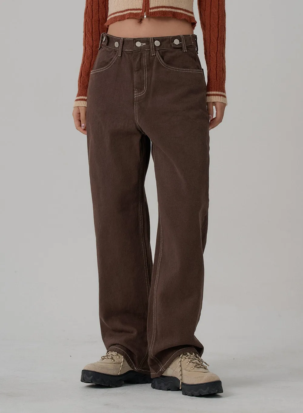 Wide Cotton Pants CN03 sold by Lewkin product image thumbnail 2