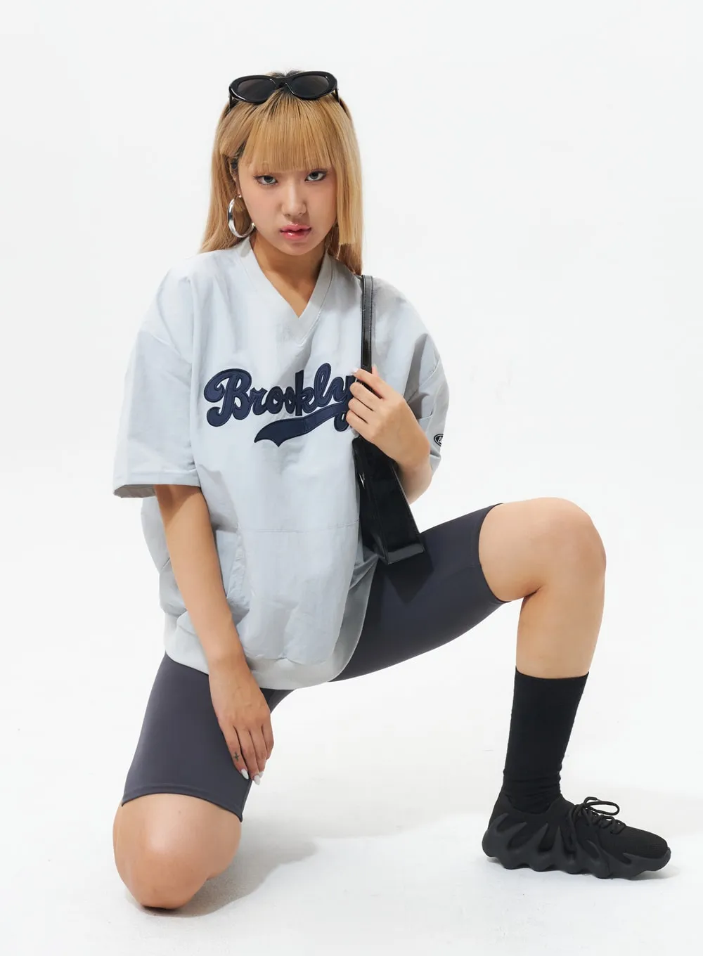 High Waist Biker Leggings IL314 sold by Lewkin product image thumbnail 4