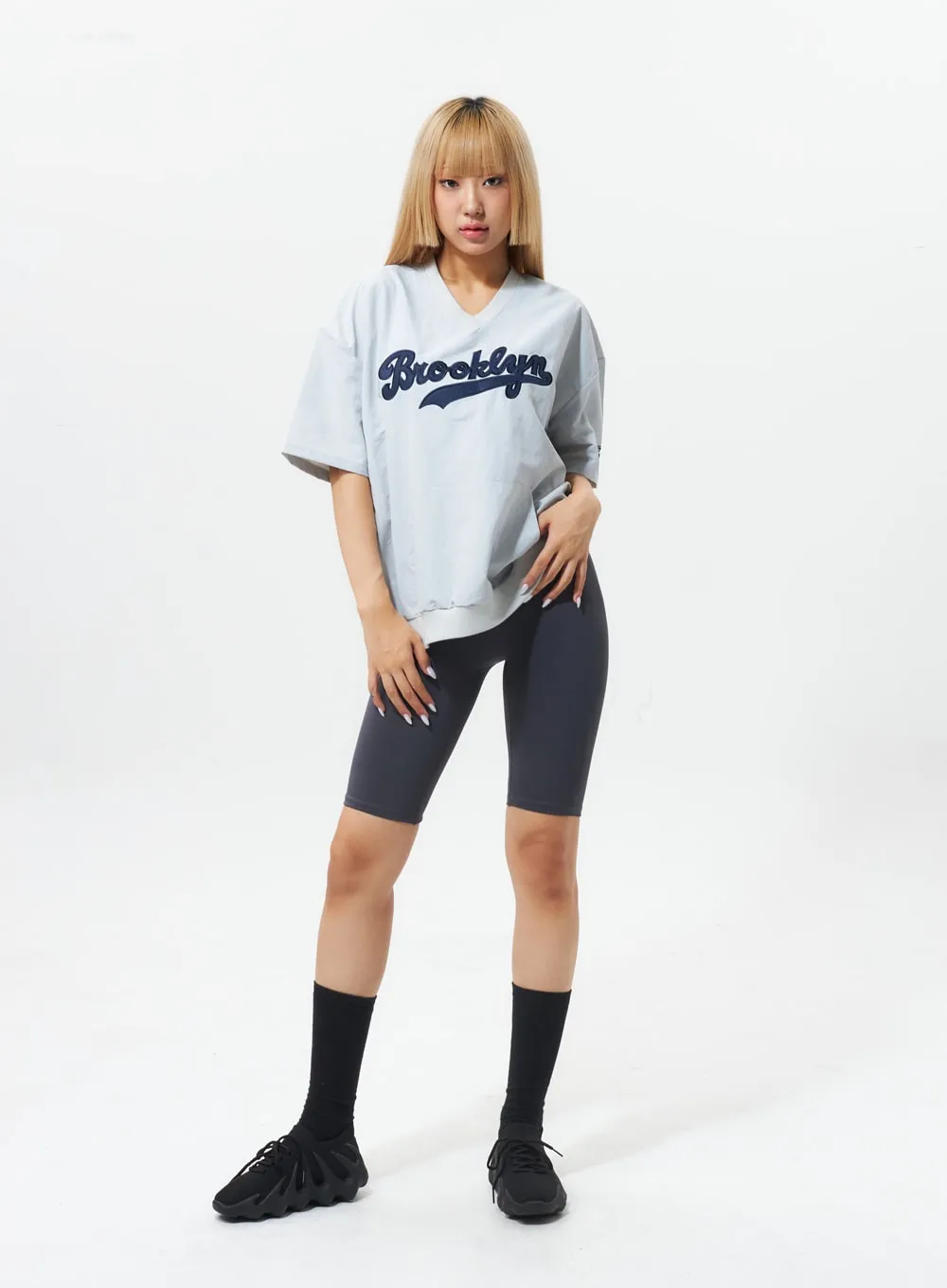 High Waist Biker Leggings IL314 sold by Lewkin product image thumbnail 5