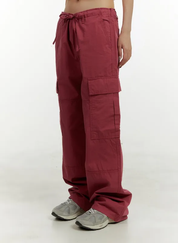 Cargo Wide Leg Pants CY408 sold by Lewkin