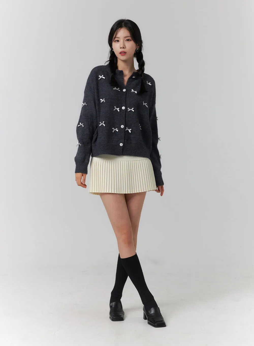 Ruffle Pleated Mini Skirt OJ417 sold by Lewkin product image thumbnail 2