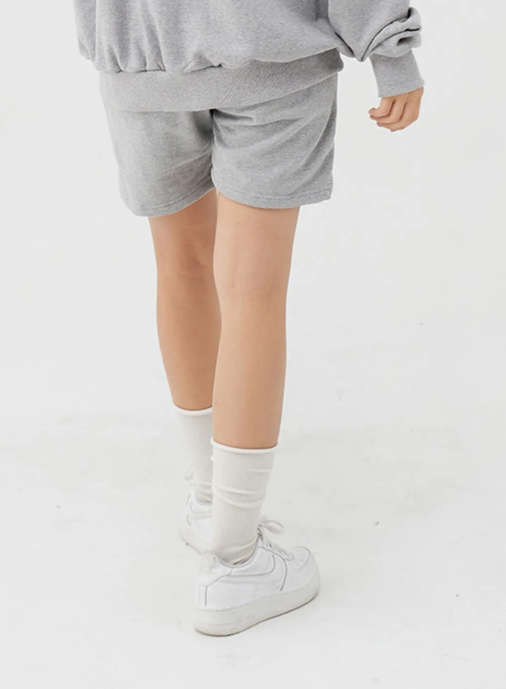 Basic Banded Sweat Shorts IG24 sold by Lewkin product image thumbnail 3