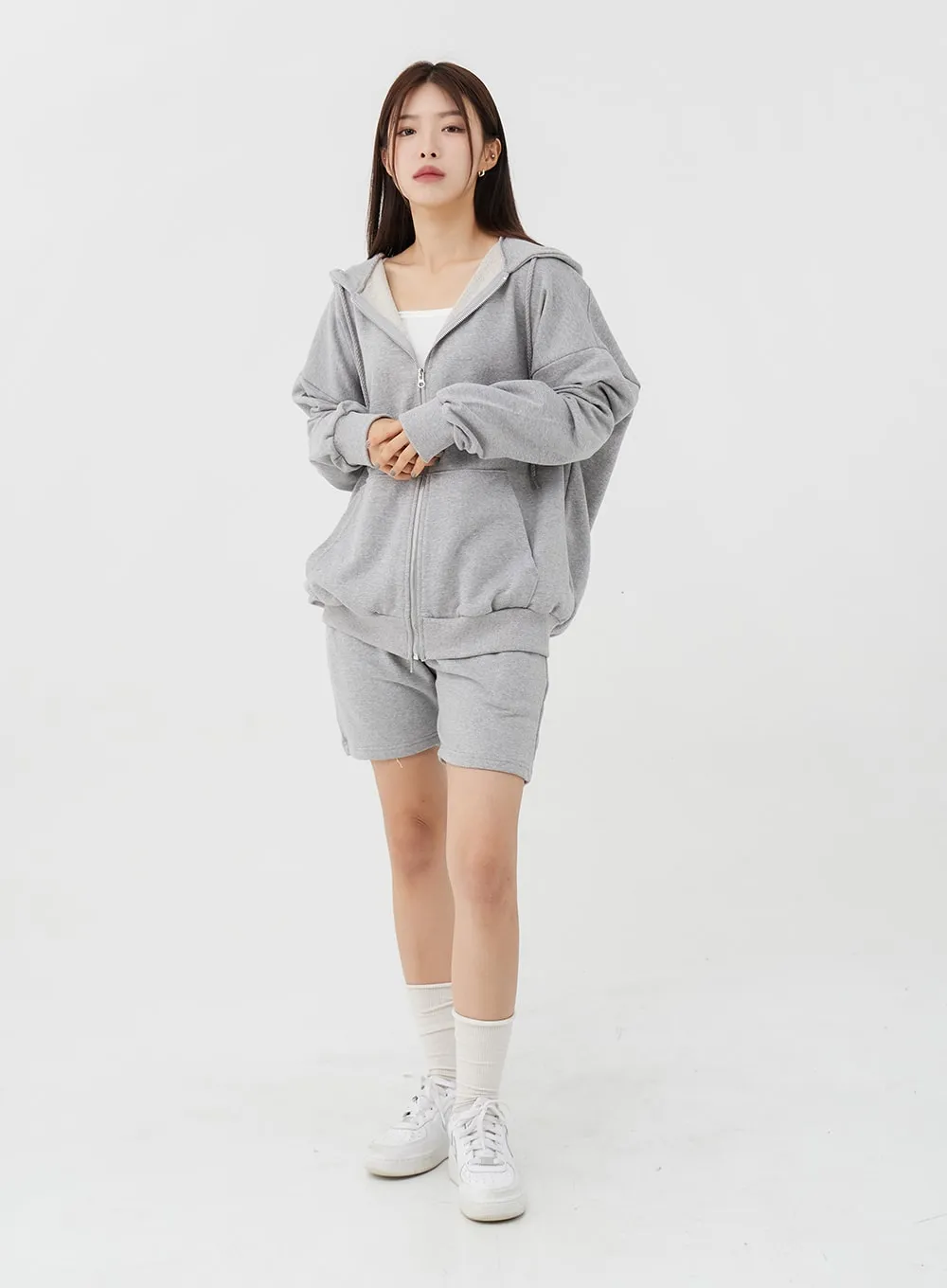 Basic Banded Sweat Shorts IG24 sold by Lewkin product image thumbnail 5